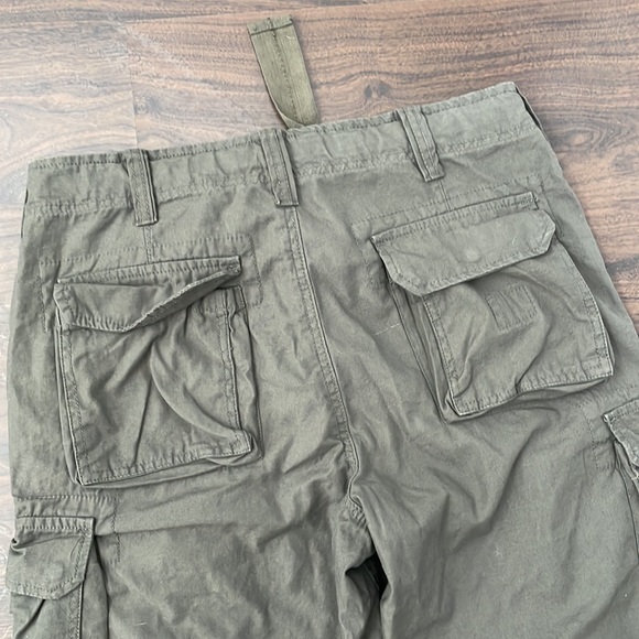 Oversized Cargo Pants in Olive Wash - Picture 5 of 6